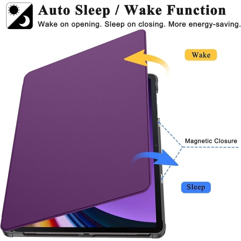 Soke Galaxy Tab S10/S9 Plus Standl Klf-Purple