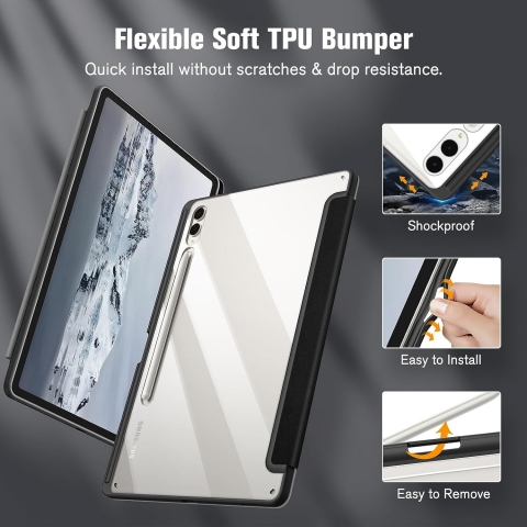 Fintie Hybrid Serisi Galaxy Tab S9 Plus Klf-Composition