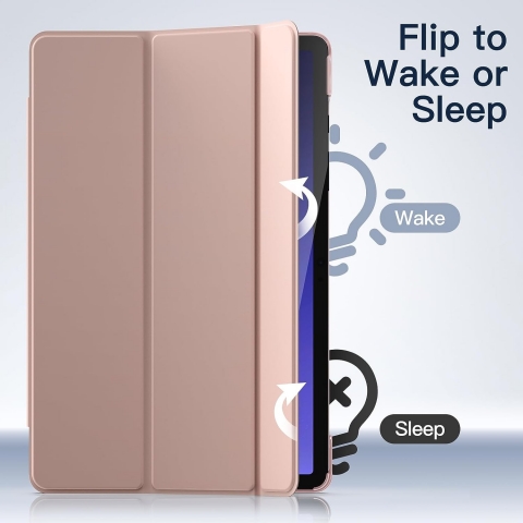 JETech Galaxy Tab S9 Plus Standl Klf-Rose Gold