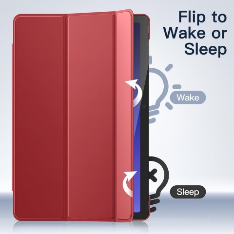 JETech Galaxy Tab S10 Plus Standl Klf-Red
