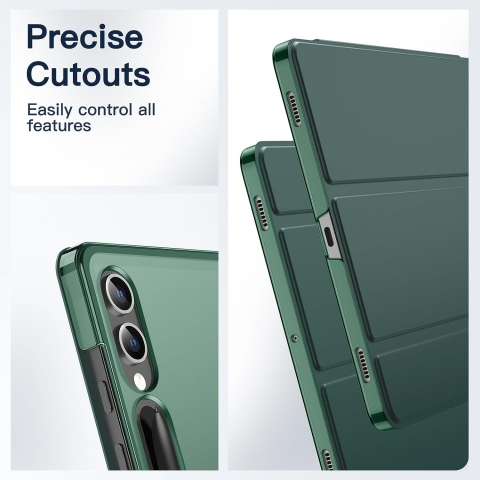 JETech Galaxy Tab S10 Plus Standl Klf-Midnight Green