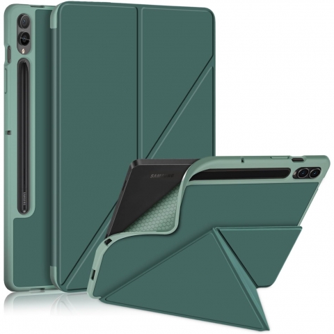 ZYKAA Galaxy Tab S9 Plus Standl Klf-Dark Green