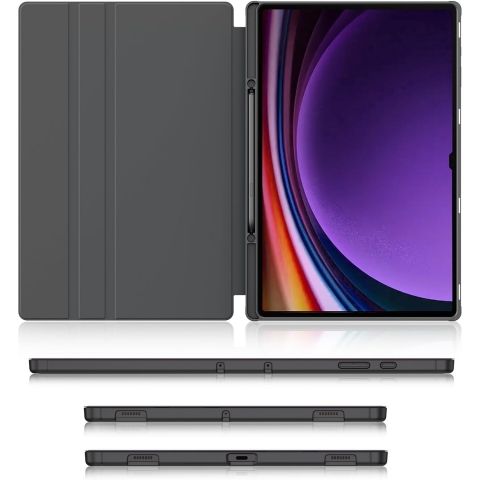 Soke Galaxy Tab S10/S9 Ultra Standl Klf-Purple