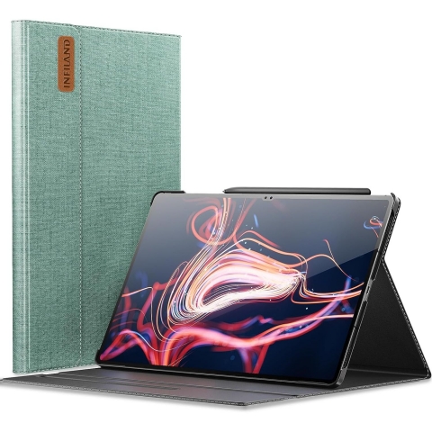 INFILAND Galaxy Tab S9 Ultra Standl Klf-Mint Green