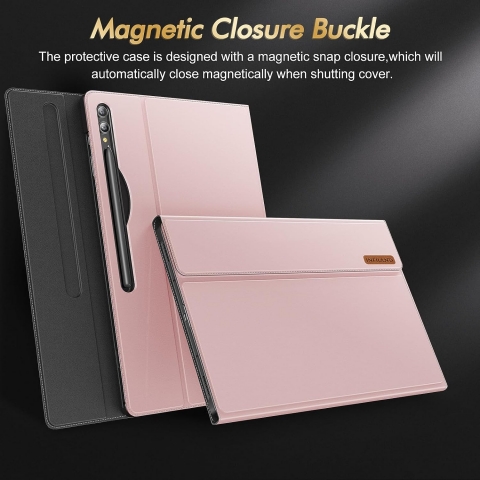 INFILAND Galaxy Tab S10 Ultra Standl Klf-Rose Gold