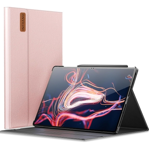 INFILAND Galaxy Tab S10 Ultra Standl Klf-Rose Gold