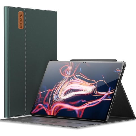 INFILAND Galaxy Tab S9 Ultra Standl Klf-Midnight Green