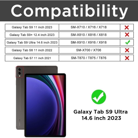 AICase Galaxy Tab S9 Ultra effaf Klf
