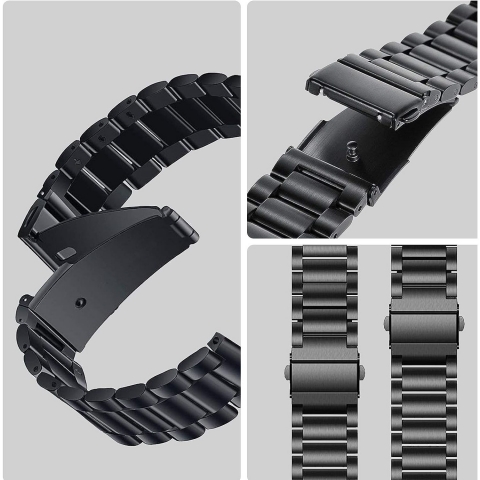 SPGUARD Galaxy Watch 6/Classic Uyumlu Kay(47/44/43/40mm)-Black