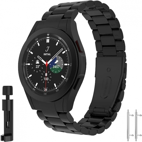 BEIZIYE Galaxy Watch 6 Uyumlu Kay (40mm)-Black