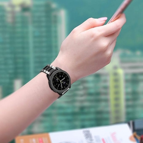 Fintie Galaxy Watch 7/6/Classic Kay (47/43/44/40mm)-Black Silver