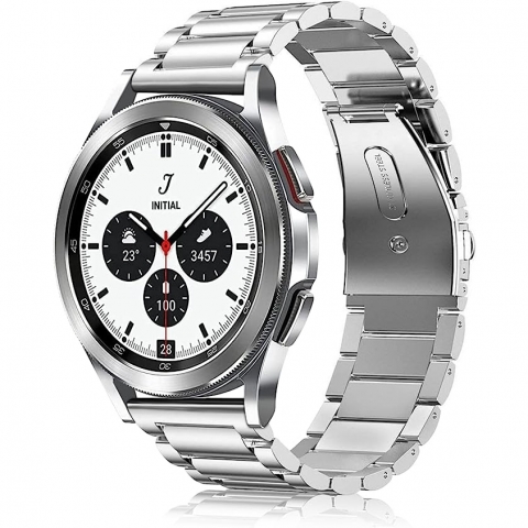 Fintie Galaxy Watch 6/Classic Uyumlu Kay (47/43/44/40mm)-Silver