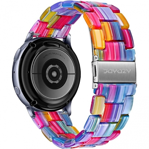 JOYOZY Galaxy Watch 6/Classic Uyumlu Kay (47/44/43/40mm)-Rainbow