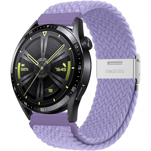 Mazoft Galaxy Watch 6/Classic Uyumlu Kay (47/44/43/40mm)-Lavender Purple