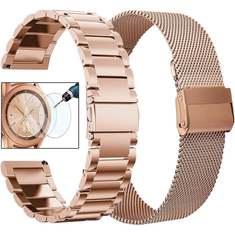 Koreda Galaxy Watch 6 Classic Uyumlu Kay (43/47mm)-Rose Gold