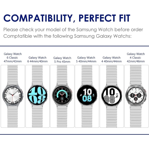 WINGLE Galaxy Watch 6 Classic Kay (43/47mm)-Silver