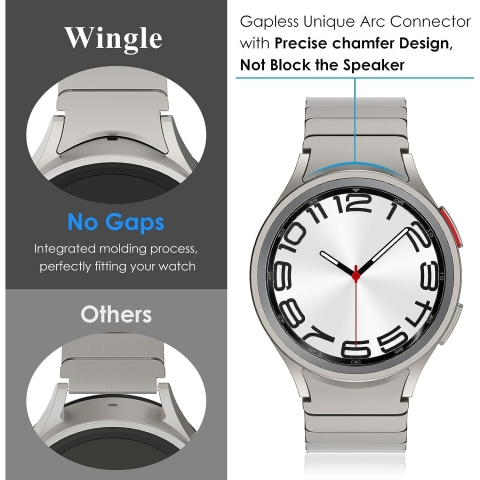 WINGLE Galaxy Watch 6 Classic Kay (43/47mm)-Titanium