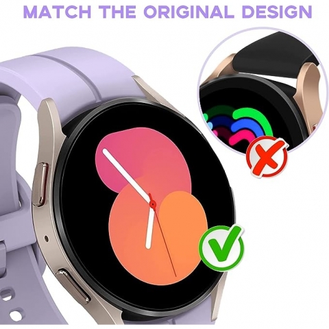 kytuwy Galaxy Watch 6 Classic Uyumlu Kay (43/47mm)-Light Purple