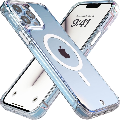 REBEL Frosted Serisi iPhone 13 Pro Max Klf-Crystal Clear