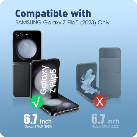 i-Blason Cosmo Serisi Galaxy Z Flip 5 Klf-Ocean 
