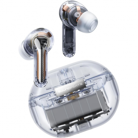 SoundPEATS Capsule3 Pro Kablosuz Kulak i Kulaklk-Transparent White 