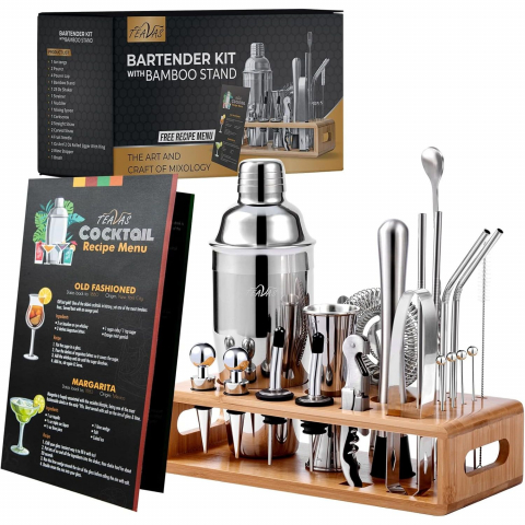 TEAVAS 25 Par�a Shaker & Kokteyl Seti