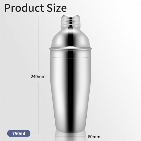 QRZLP 7 Par�a Shaker & Kokteyl Seti