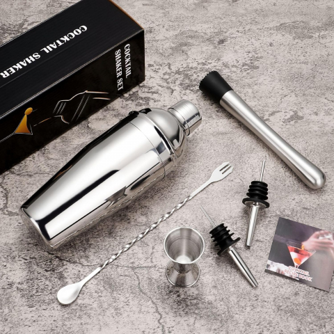 QRZLP 7 Par�a Shaker & Kokteyl Seti