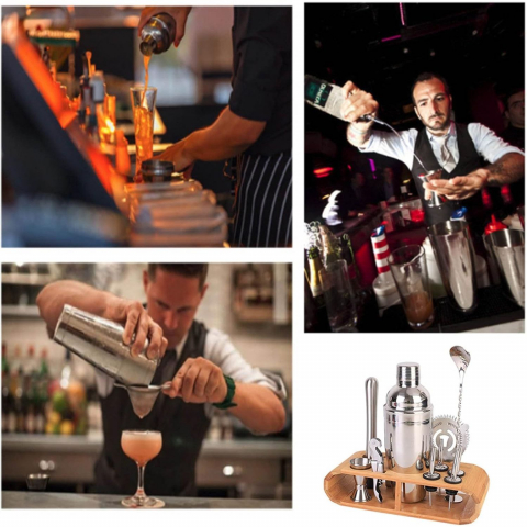 Yosoo Health Gear 12 Par�a Shaker & Kokteyl Seti