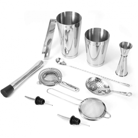Milltrip 11 Par�a Shaker & Kokteyl Seti