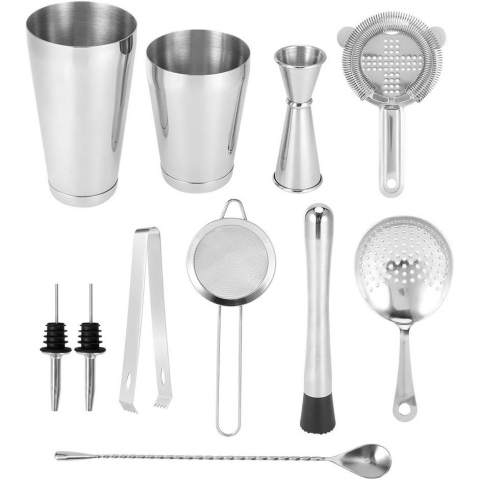 Milltrip 11 Par�a Shaker & Kokteyl Seti