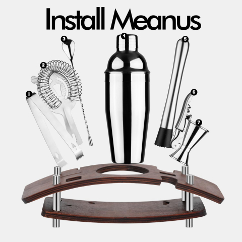 ThierryVuiton 9 Par�a Shaker & Kokteyl Seti