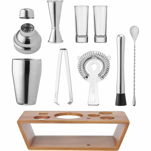 Mikasa 8 Par�a Shaker & Kokteyl Seti