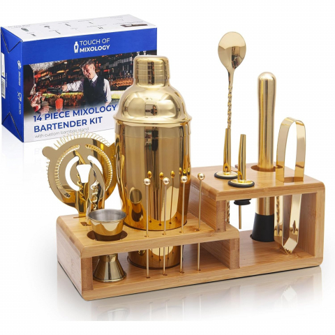 Touch of Mixology 14 Par�a Shaker & Kokteyl Seti