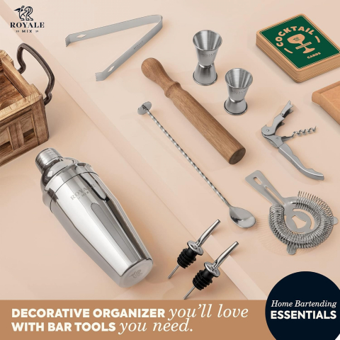 ROYALE MIX 25 Par�a Shaker & Kokteyl Seti