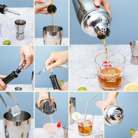 VONATES15 Par�a Shaker & Kokteyl Seti