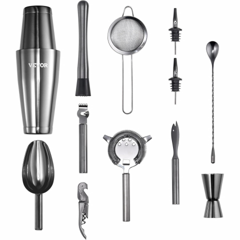 VEVOR 13 Par�a Shaker & Kokteyl Seti