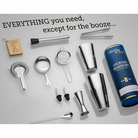Pantrypoet 11 Par�a Shaker & Kokteyl Seti