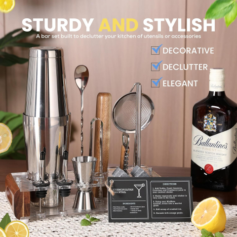 MixMate 15 Par�a Shaker & Kokteyl Seti