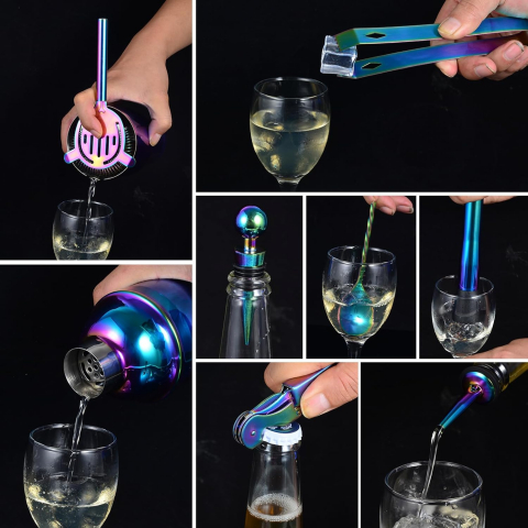 safring 12 Par�a Shaker & Kokteyl Seti