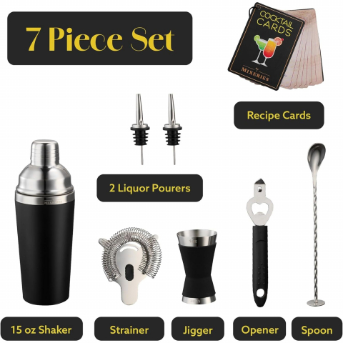 Mixeries 7 Par�a Shaker & Kokteyl Seti