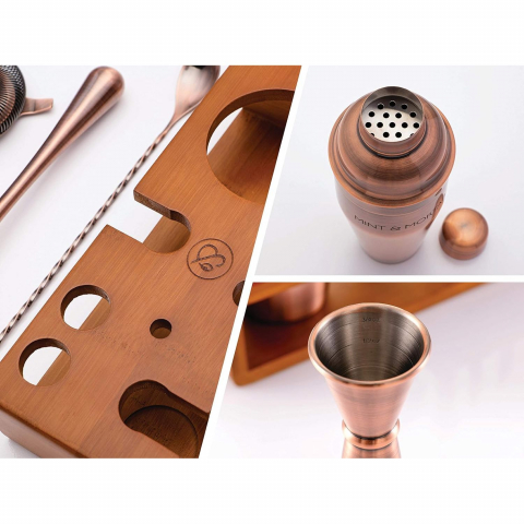 Mint & Mortar 7 Par�a Shaker & Kokteyl Seti