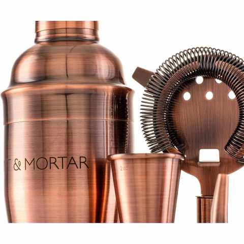 Mint & Mortar 7 Par�a Shaker & Kokteyl Seti