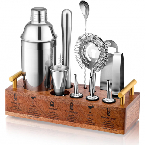 LUCKYGOOBO 12 Par�a Shaker & Kokteyl Seti