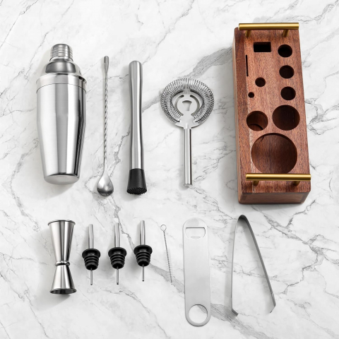 LUCKYGOOBO 12 Par�a Shaker & Kokteyl Seti