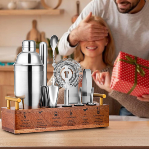 LUCKYGOOBO 12 Par�a Shaker & Kokteyl Seti