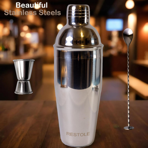 RESTOLE 10 Par�a Shaker & Kokteyl Seti