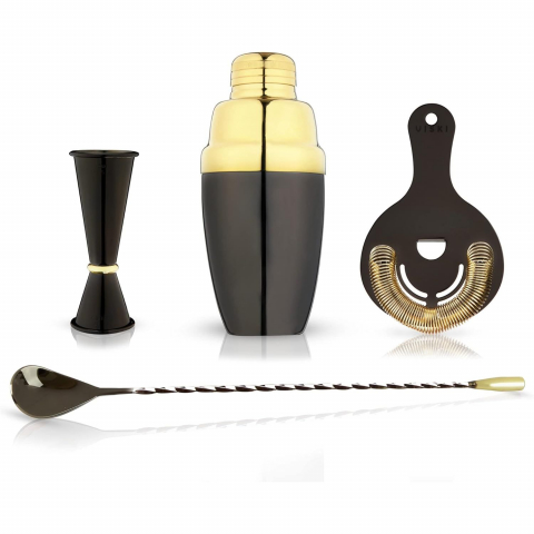 Viski 4 Par�a Shaker & Kokteyl Seti