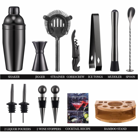 Cadobee 12  Par�a Shaker & Kokteyl Seti