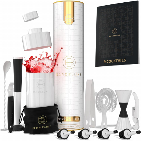 BarDeluxe 12  Par�a Shaker & Kokteyl Seti